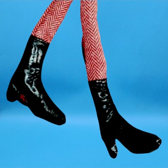 Debi Lilly Equestrian Fox Holiday Shelf Sitter Plaid Flannel Figurine Retired - Picture 7 of 9